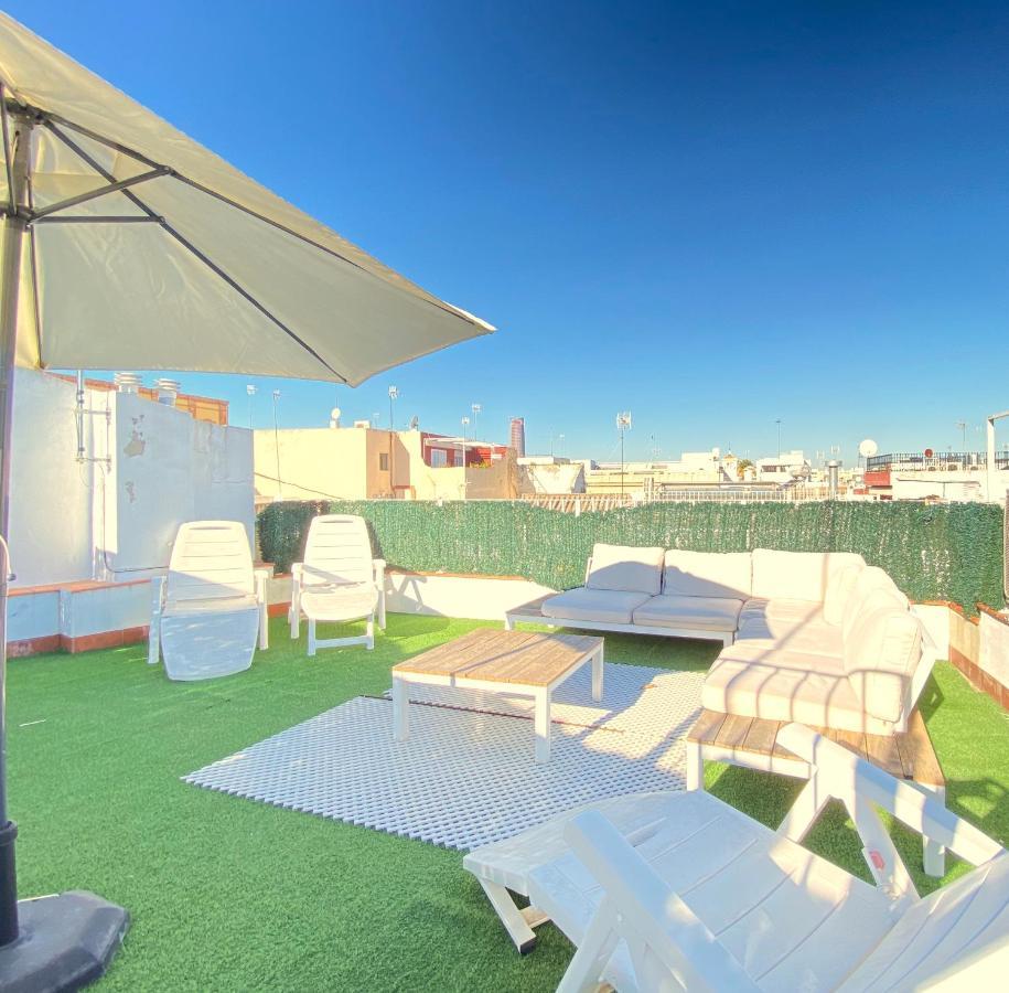 Top-Notch Downtown House With Private Rooftop Terrace And Parking Opt Siviglia Esterno foto