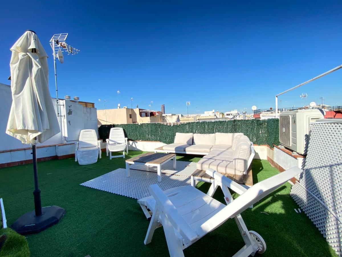 Top-Notch Downtown House With Private Rooftop Terrace And Parking Opt Villa Siviglia Esterno foto